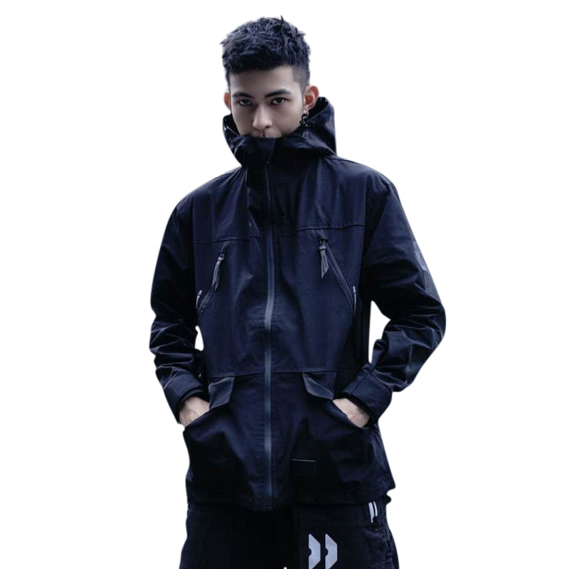 Lightweight Sleek Windbreaker - Techwear / Streeetwear | AJ-107