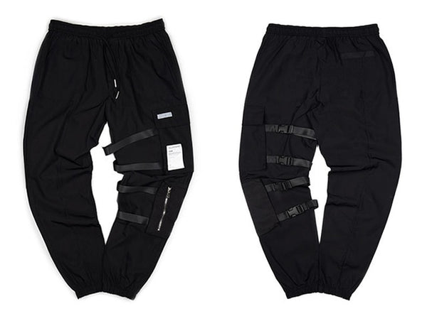 Dark Cargo Joggers - Hip Hop Inspired - Techwear / Streetwear | AP-103