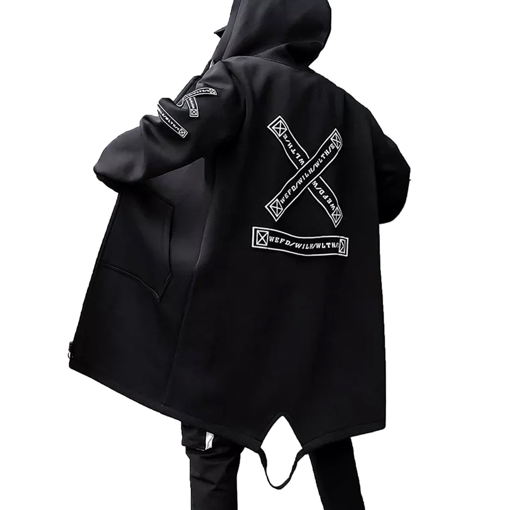 Hooded Overcoat Streetwear Jacket | AJ-104